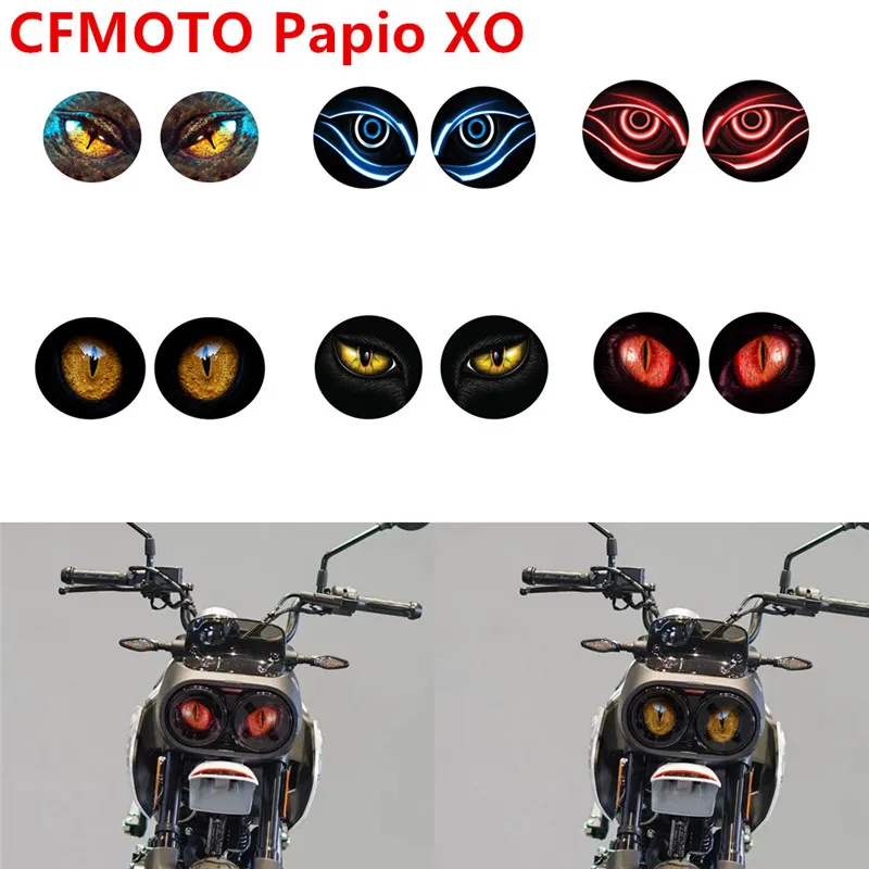 

Мотоциклетная осветительная панель для CFMOTO Papio XO 125 наклейка на фару 2023 CFMOTO XO