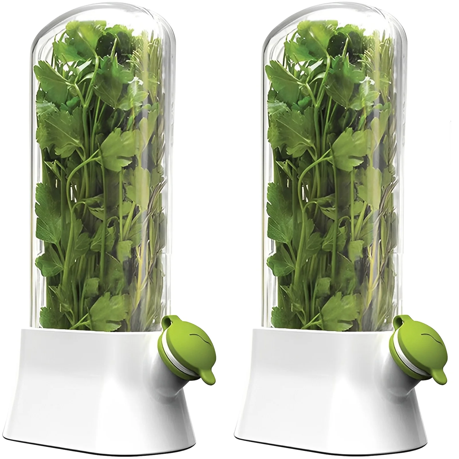 Herb Saver For Refrigerator, Fresh Herb Keeper Pod Containers For