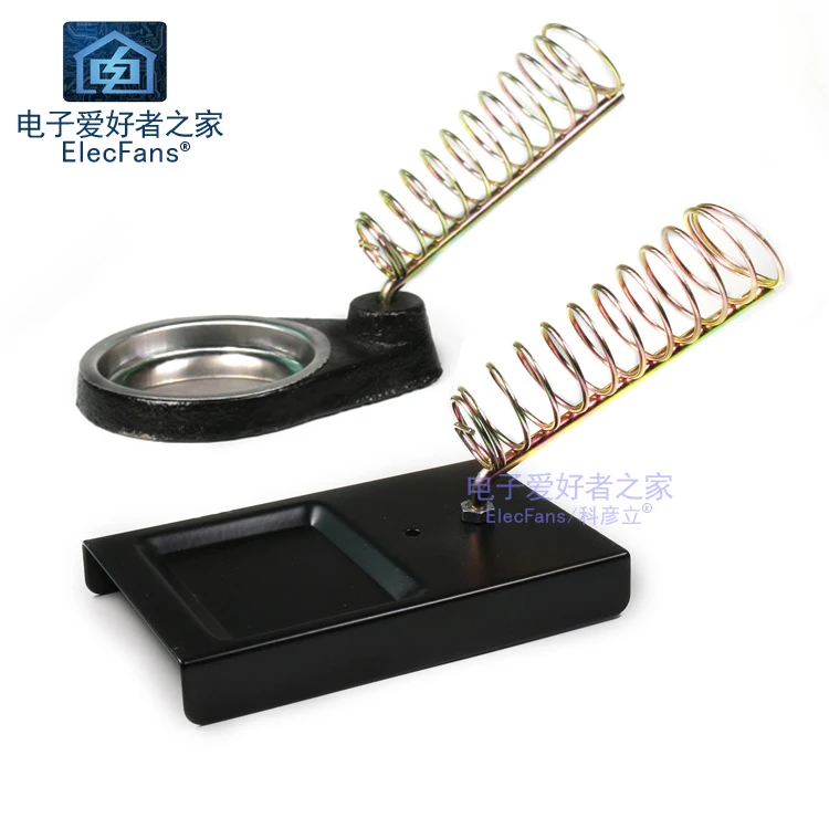 

Electric Soldering Iron Stand Metal Soldering Iron Stand Luoti Welding Tin Wire Soldering Wire Seat Round Handheld Handle