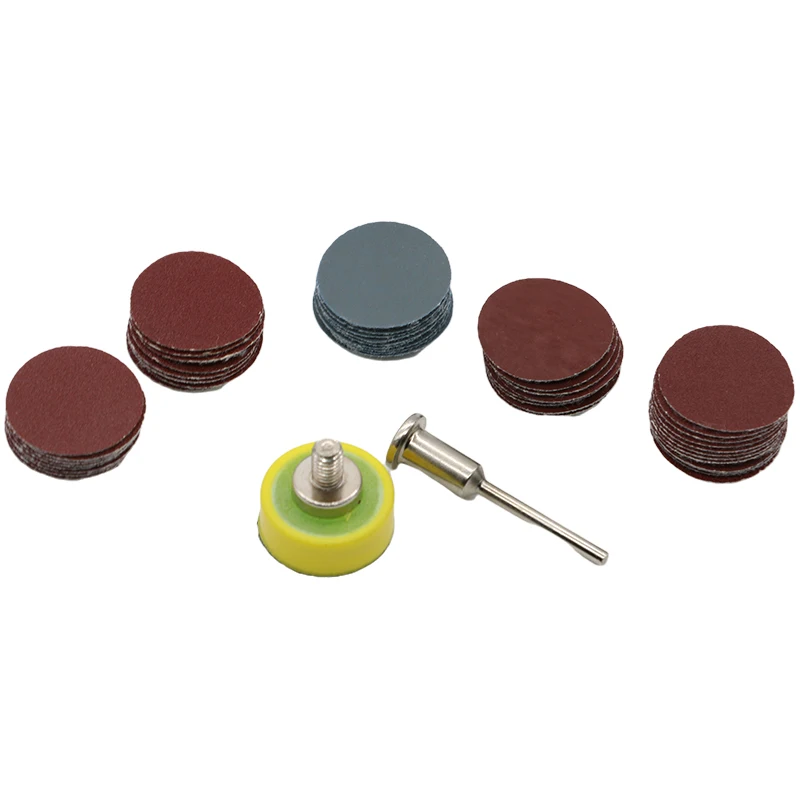 100Pcs 1inch 25mm Sanding Discs Pad 100-3000 Grit Abrasive Polishing Pad Kit for Dremel Rotary Tool Sandpapers Accessories
