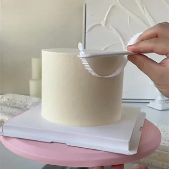 2pc/set  Tool for Beginners Arc Decoration Device for Shortcake Flower Nozzle Skirt Scale Edge Marker Kit