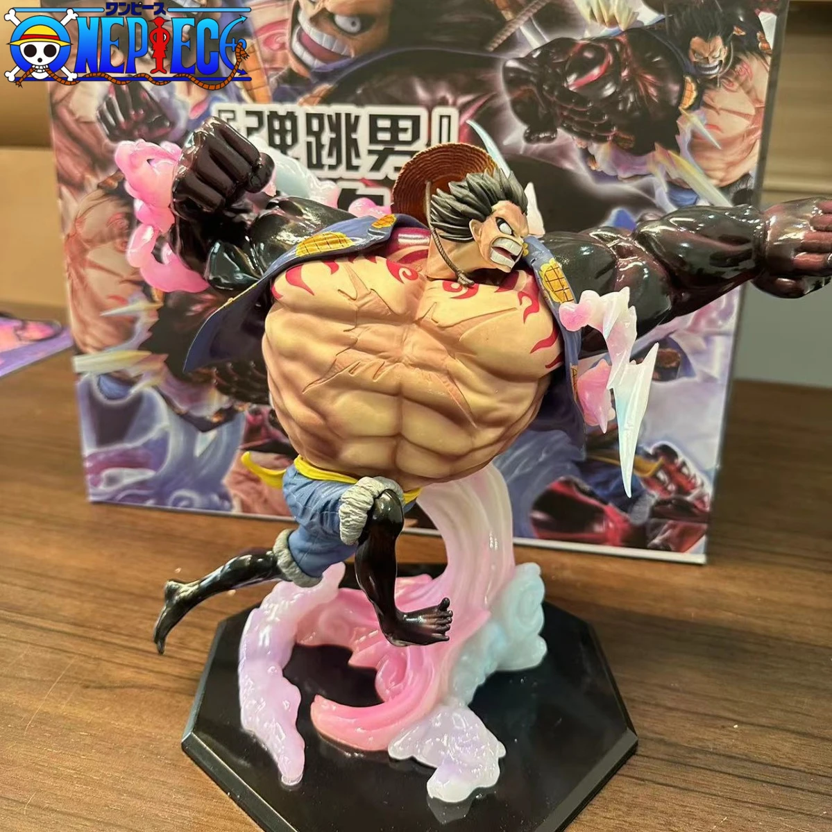

Фигурки героев Аниме One Piece, прыгающая Обезьяна D Luffy, фигурка из ПВХ, декоративная Коллекционная модель, статуэтка, игрушки для детей, подарки