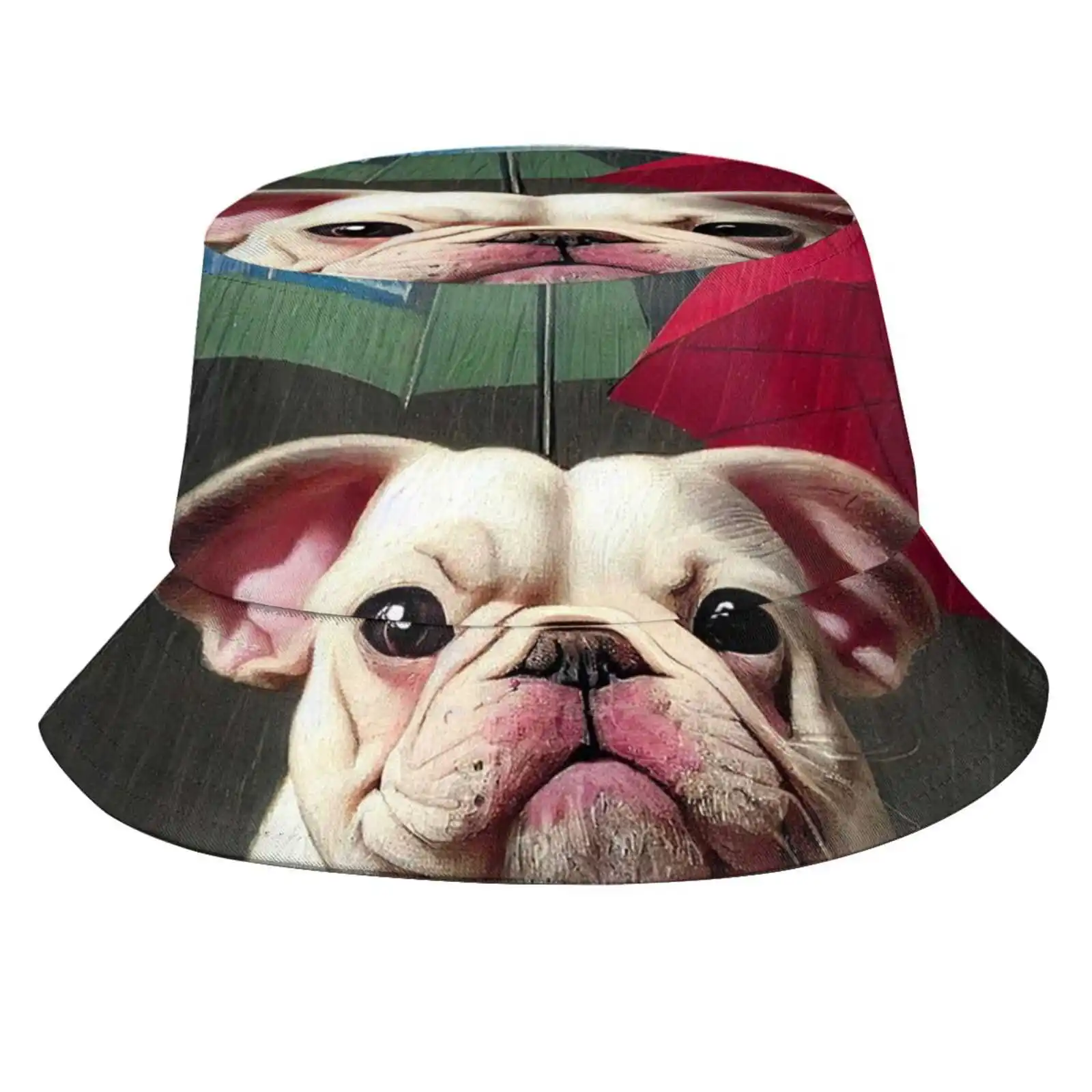 Cappelli Modello Pioggia E Bulldog Cappello Da Esterno Berretto Da Sole Frenchie Bulldog Frenese Bouledogue Cane Carino Bella Fantasia Rinascimentale