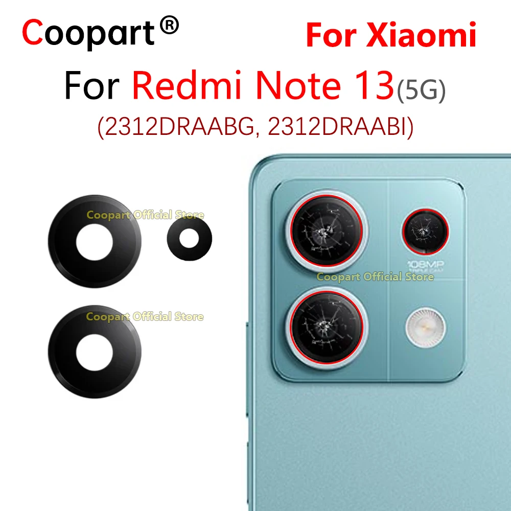 Pour Xiaomi Redmi Note 13 5G (2312DRAABG) Lentille Camera Arrière