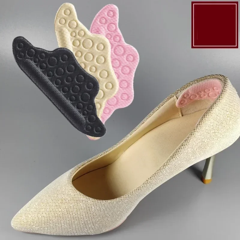 6 Stück Fersenpolster für zu große Schuhe, Größenanpassung, Schaumstoff-Fersenschutz-Aufkleber, Schmerzlinderungseinlagen für High Heels, Fußeinlagen für Damen – Detail 22