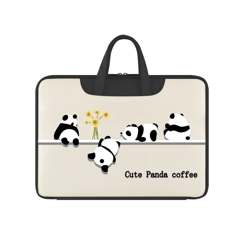 Cartoon Computer Bag Handheld 14 Inch Waterproof For Xiaomi Asus Dell Game Book 15.6 Huawei Apple Briefcase Collapsible luggage