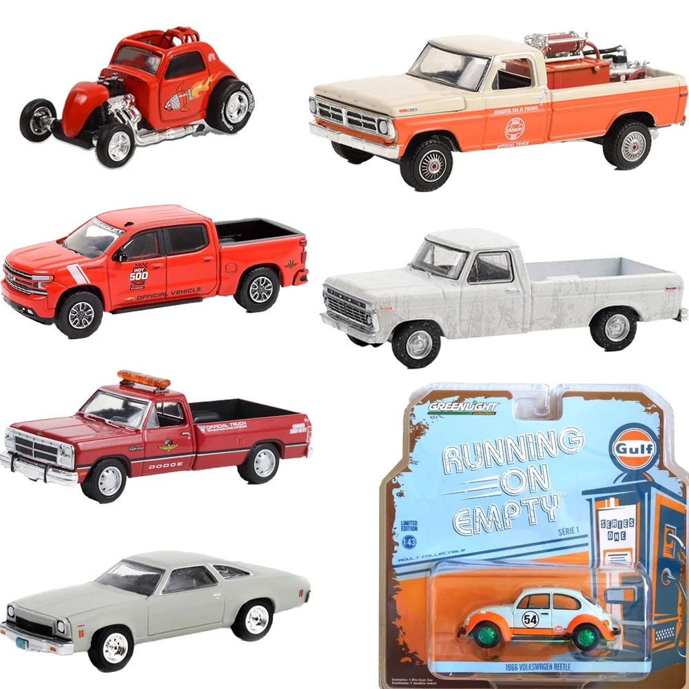 

Модель автомобиля GreenLight 1/64 Auto World Diecast Dodge Ford, полицейские автомобили из металлического сплава, коллекционная игрушка для подарка