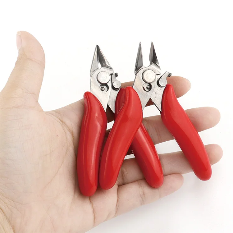 Description Picture 2 of item3.5 inch diagonal pliers tool wire cutters trimming shears stainless steel wire cutters hand tools