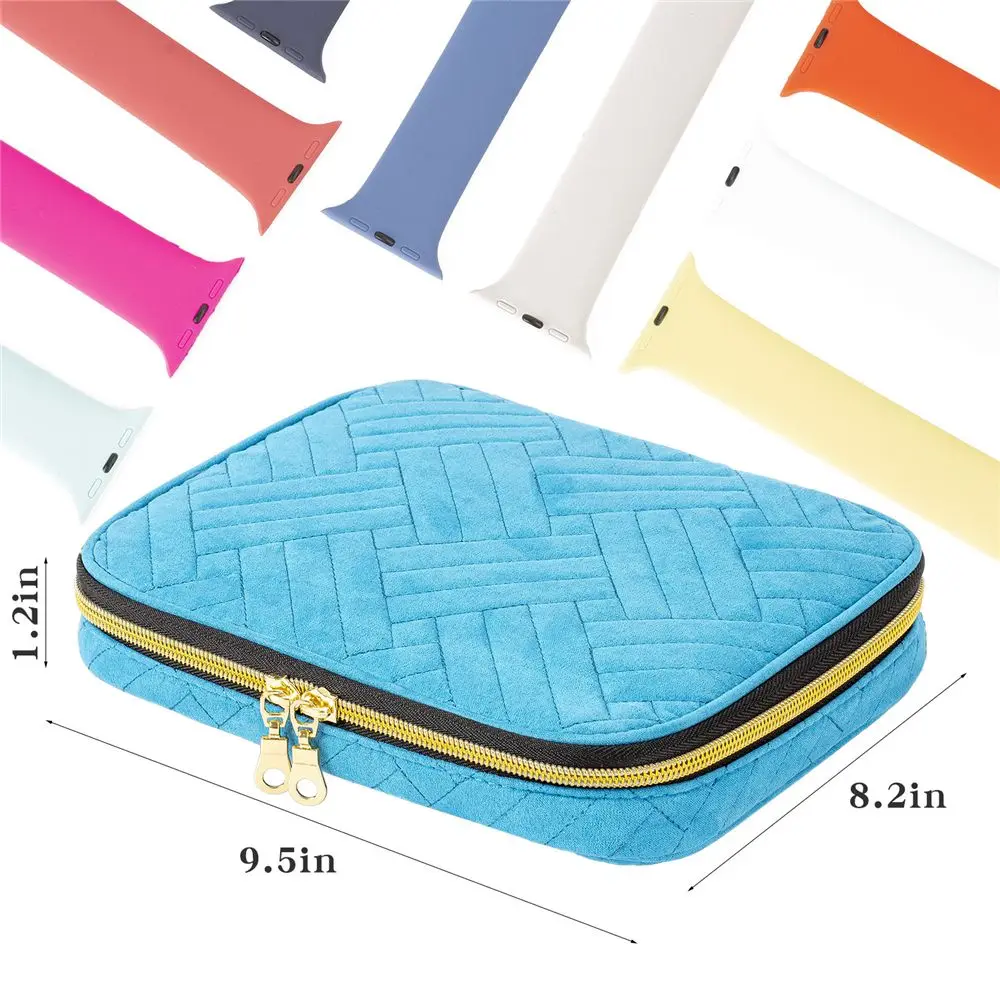 26 Slot Nylon Watch Organizer Box Watchband Storage Case for Apple Watch Band Box Pouch Strap Organizer watch storage box,watchband storage bag,watch storage bag,watch storage pouch