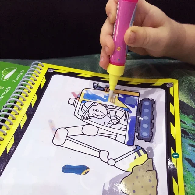 Magical Water Drawing Pen Toy Pen Kid Painting Water Writing Mat Pen Doodle Pens Replacement Tool Education Toy for Kids 3
