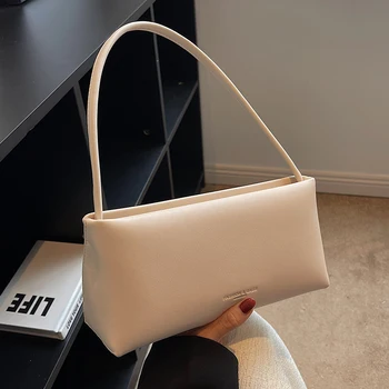 Borsa a Spalla Semplice Francese da Donna 2026 Nuova Borsa a Tracolla Estiva Versatile in PU Elegante