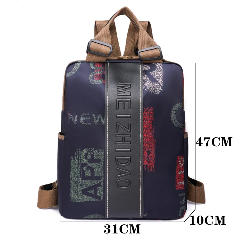 Fashion Designer Backpacks Female Canvas Bagpack Women Large