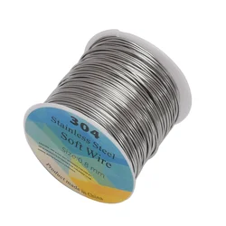 Versatile Stainless Steel Wire for Jewelry Making & DIY Crafts - 130 - 328ft