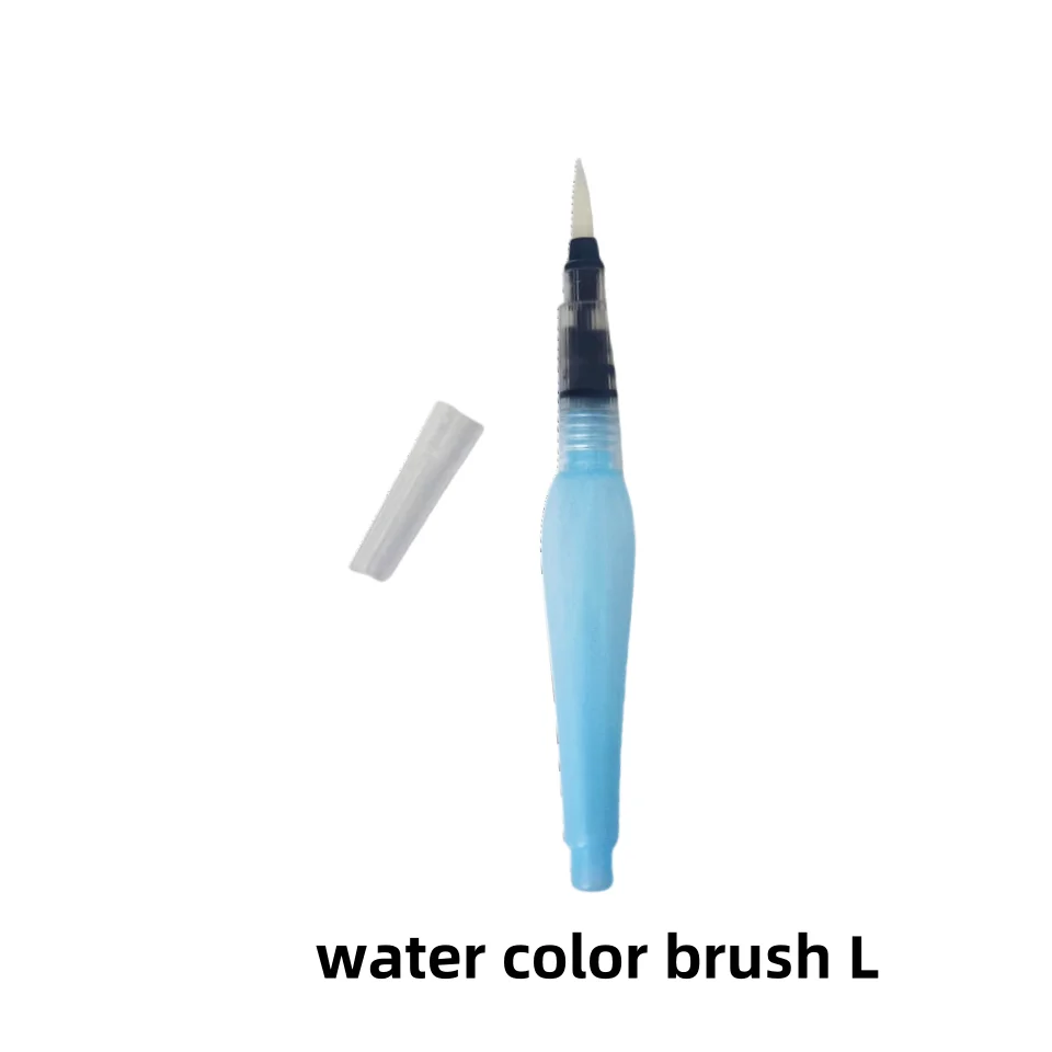 Solid watercolor fountain pen filling painting brush tip Flat tip Storage pen Water-soluble color lead drawing