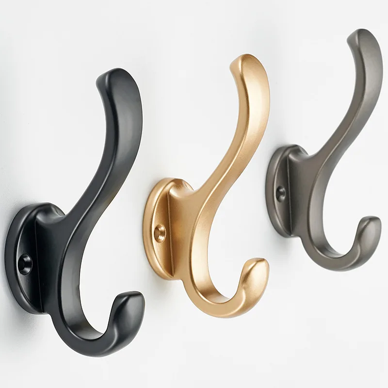 Wall Clothes Hook Creative Gold Multifunctional Bathroom Kitchen Home Accessories