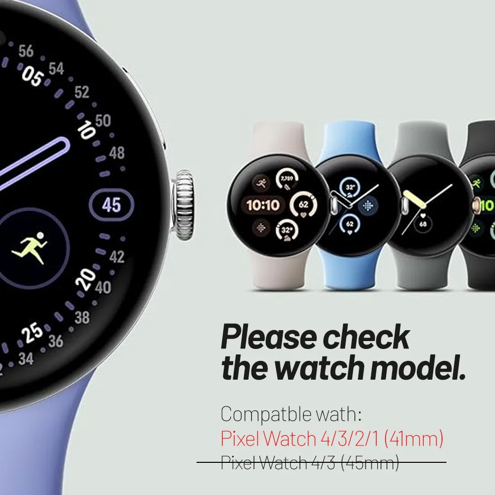 No Gap Silicone Strap for Smartwatch - Sporty and Active Wristband Bracelet Accessory