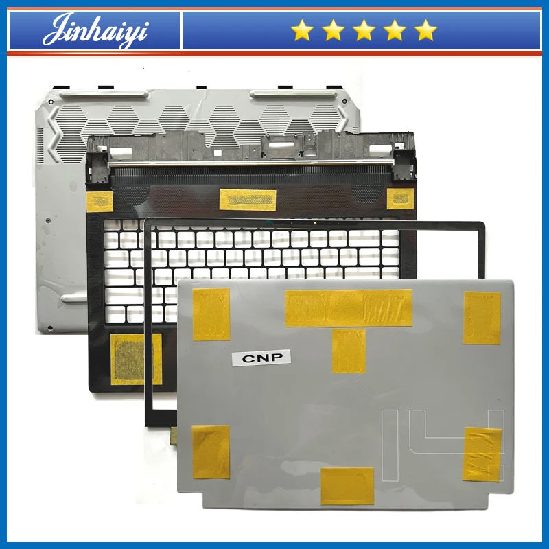 For Dell Alienware X14 R1 Screen Back Case Front Bezel Frame Palm Rest Upper Lower Cover Bottom Shell Base Cover Air Outlet