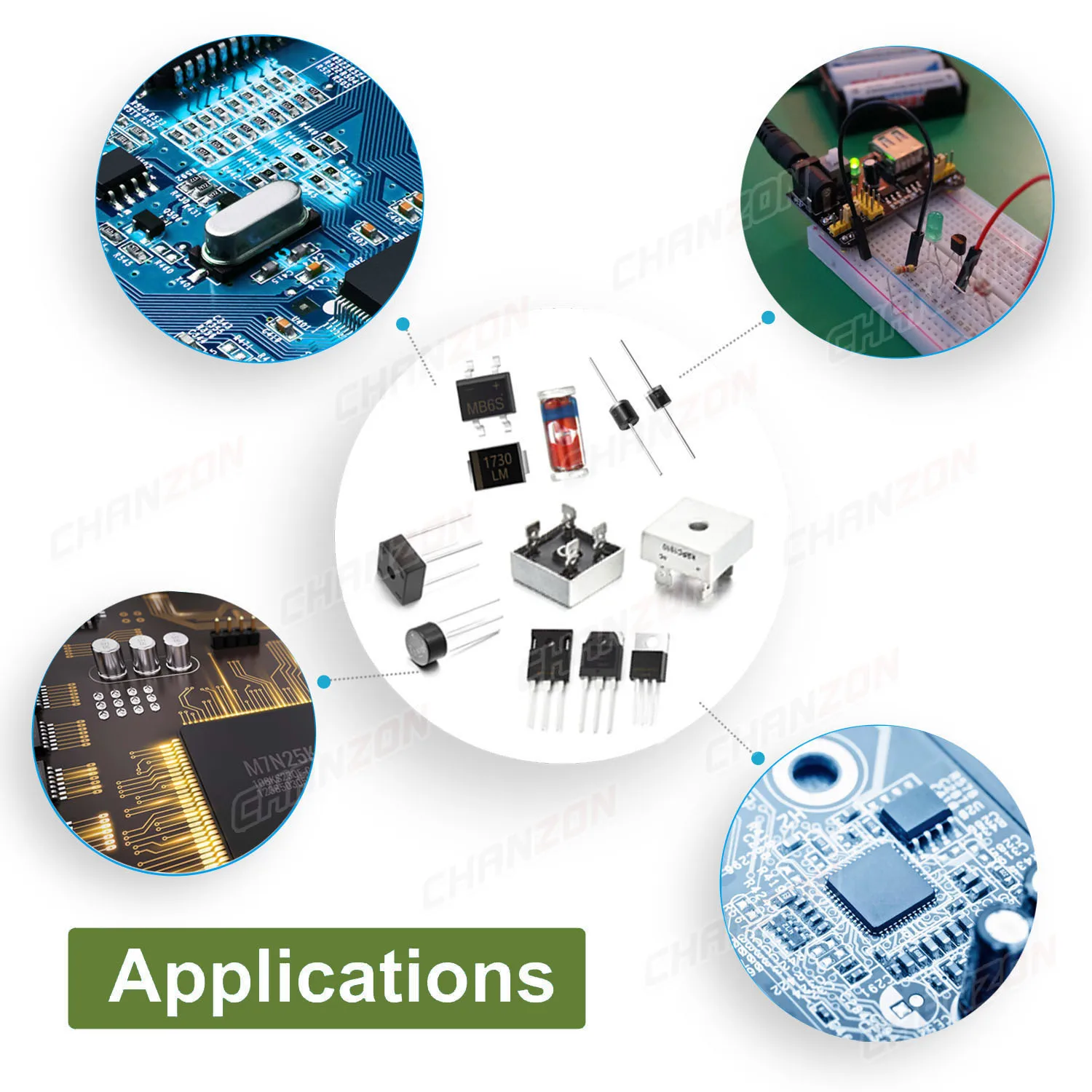componentes e aparelhos eletrônicos