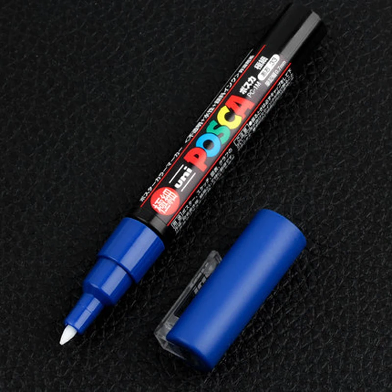 Uni Posca stylo marqueur de peinture, 0.7mm pointe extra fine 12 couleurs  ensemble PC-1M pour tasse de roche céramique verre bois tissu métal  peinture - AliExpress