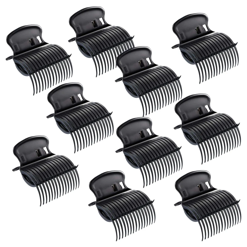 

10Pc/Lot Hair Claws Hot Roller Clips Hair Curler Claw Clips Roller Clips For Women Girls Hair Section Styling