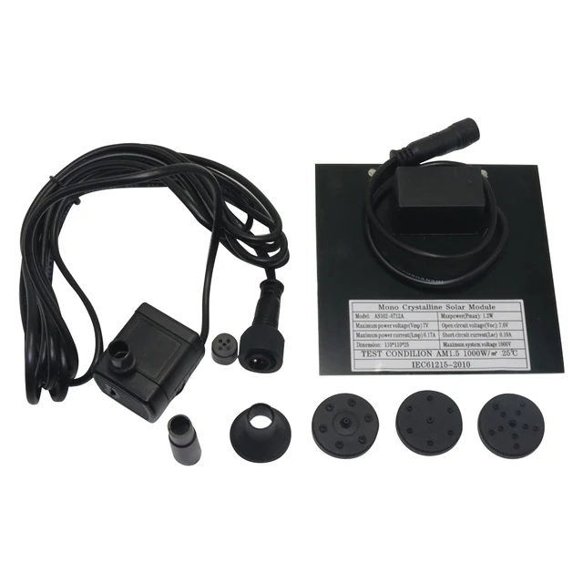 Úszó Szökőkút Kis Kerti Mikro Napenergia Folyó Víz Felfüggesztett -Sprinkler Kertészeti Szerszámok - Image 4