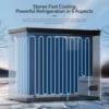 7.0 Cubic Feet Chest Freezer with 2 Removable Basket, Free Standing Top Open Door Compact Deep Freezer with Adjustable Temperatu 2