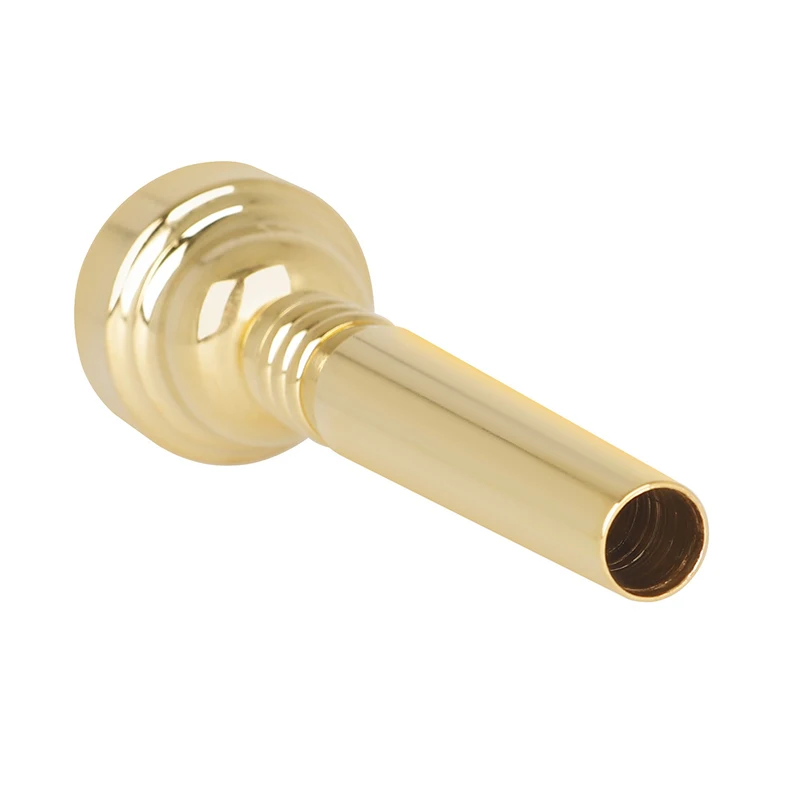 17C Golden Trumpet Mouthpiece Musical Instrument Replacement Parts High Quality Tone Gold Plated Brass Instrument Accessories