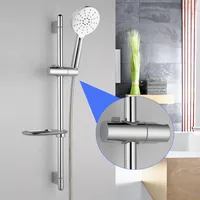 Universal 18-25mm Shower Head Holder ABS Plastic  Shower Slide Rail Bar Holder Rotation Adjustable Clamp Bathroom Accessories 3