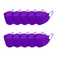 10Pcs Color Approved FFP2 Mask Hygienic Safety Dust Respirator Reusable Adult Face Masks FPP2 Mascarillas KN95 Fish Mask 2