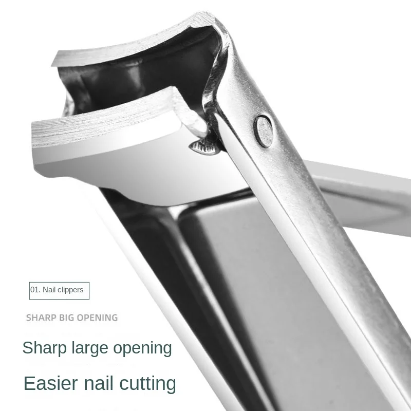 4 In 1 Folding Nail Clippers Scissors Manicure Nail Cutter Stainless Steel Clipper Nippers Toenail Multifunctional Tools