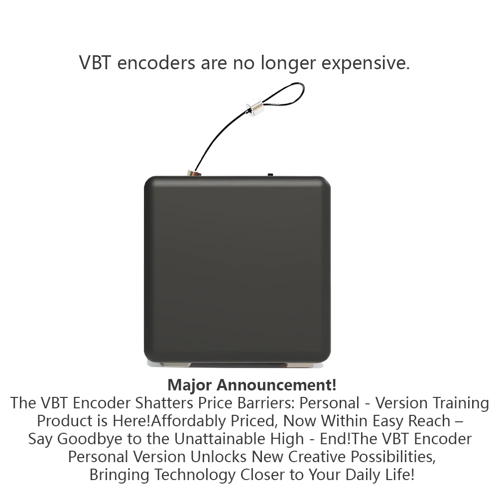 Lubeby Smart Cube Encodeur Linéaire De Contrôle De La Vitesse Et De La Force VBT - Système D'entraînement Portable Basé Sur La Vitesse Pour La Musculation, La Mesure Du Saut Vertical Et