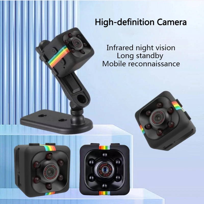 Mini HD Camera 1080p Portable Small Sports Camera Video Voice Mini DVD Recorder Indoor Concealed Home Safety Camera