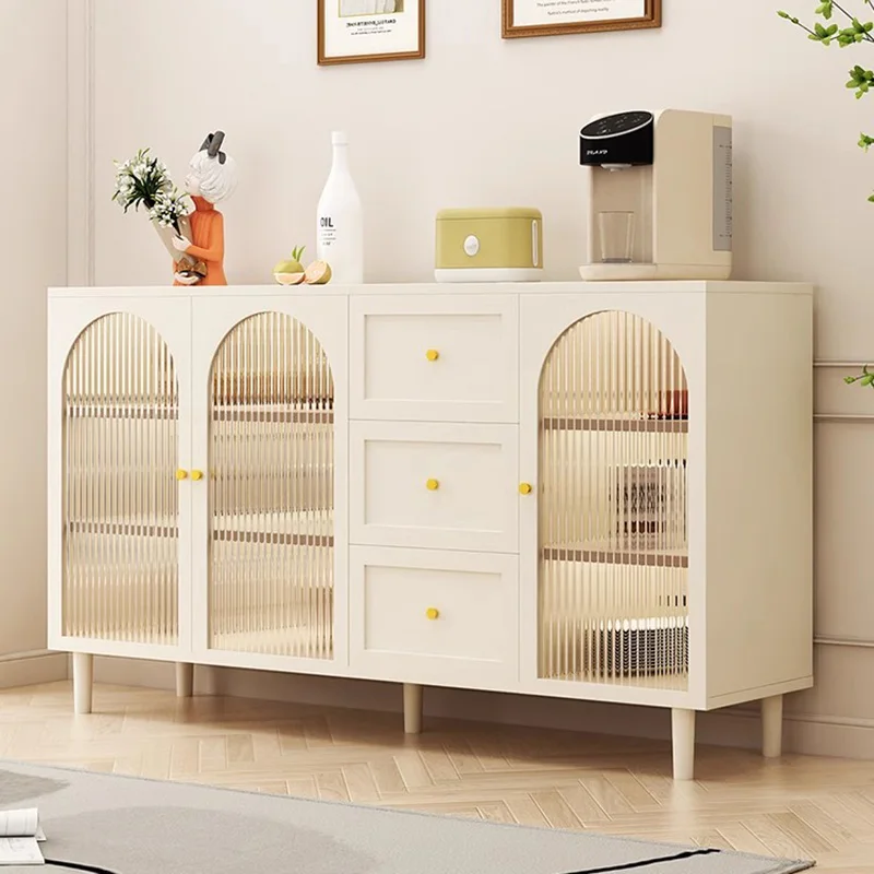 Space Saving Sideboards Kitchen Cabinet Buffet Corner Nordic White Sideboards Storage Locker Armario Cozinha Furniture YX50SD