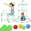 Children's Construction Toy Outdoor Toy Fort Building Kits Construction Creative Castles Tunnels Game Tent Toy for Girls Boys 5