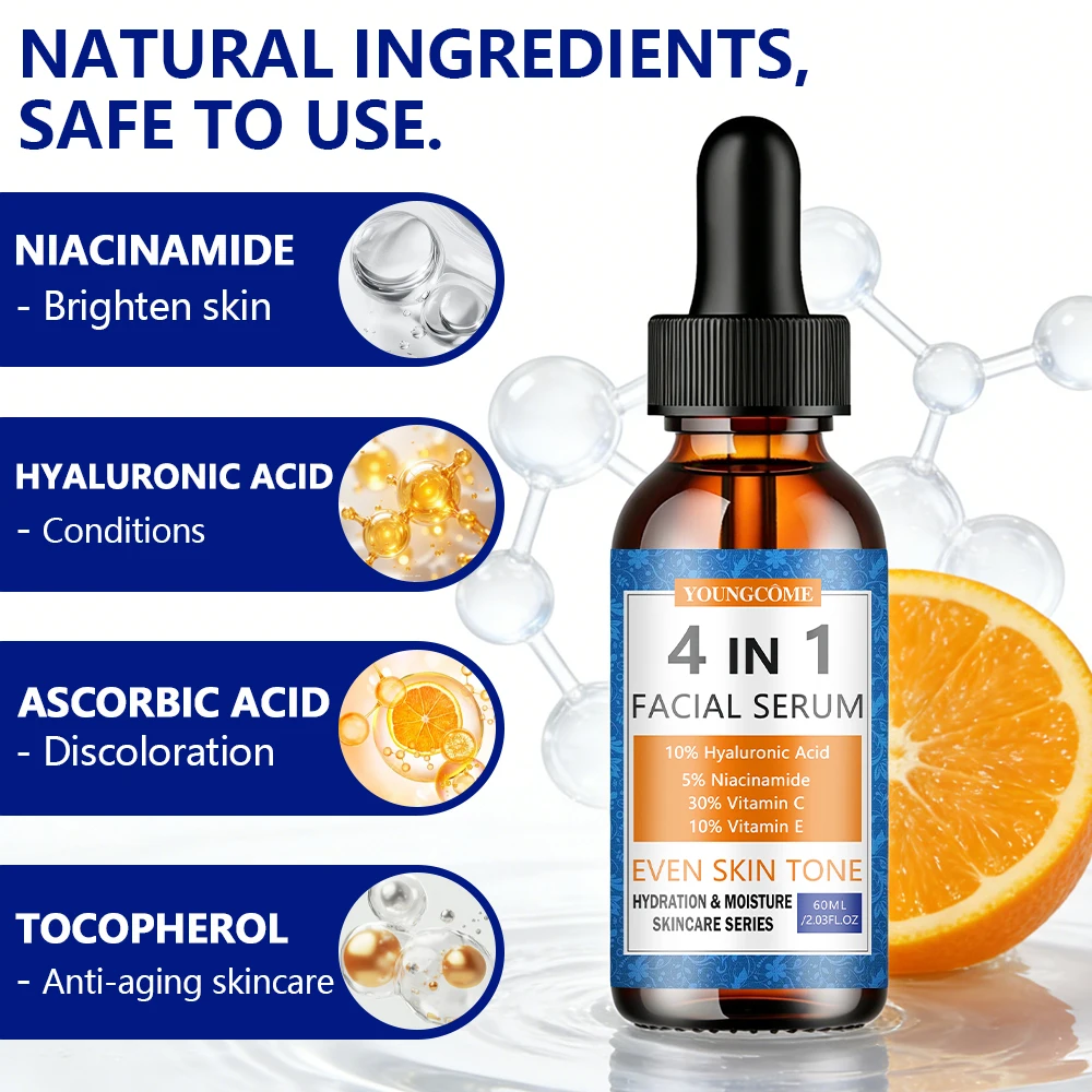 Hydrating 4-in-1 Facial Serum with Vitamin Boost