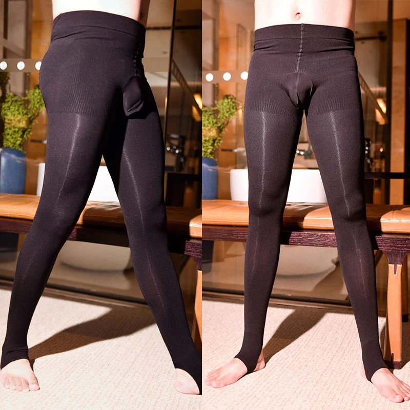 Warm Leggings Mens Tights Plus Size Men Pantyhose Men's Thermal