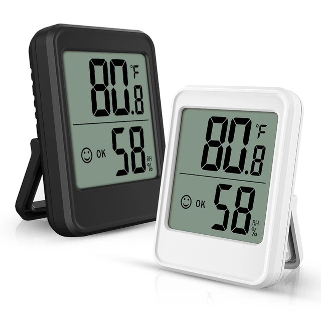 Large Size LCD Digital Thermometer Hygrometer Indoor Room