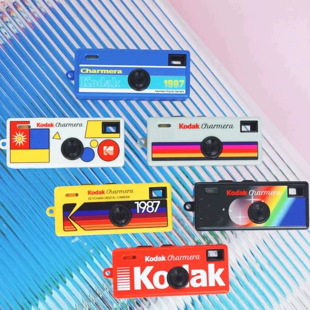 Kodak Charmera Keychain 35MM/F2.4 Digital Camera 1987 with Flash Mini Digital Camera 5 Colors Random Color Camera For Gift ﻿