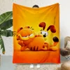 Hot Anime Cartoon Garfields Printed Blanket Picnic Blankets Warm Blanket Soft and Comfortable Blanket Home Travel Birthday Gift 4