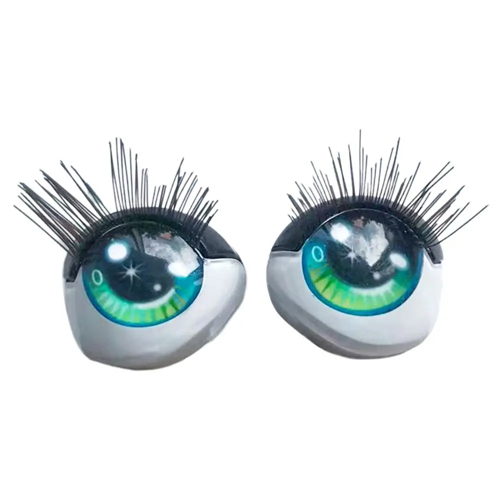 Multi-Color DIY Toy Accessories Self Matching Face Eyes 3D Eyes Eyelashes Doll Eyes