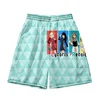 Anime New Series Lycoris Recoil Print Summer Short Classic Printed Gym Shorts Men's Gym Basketball Sports Beach Shorts 3