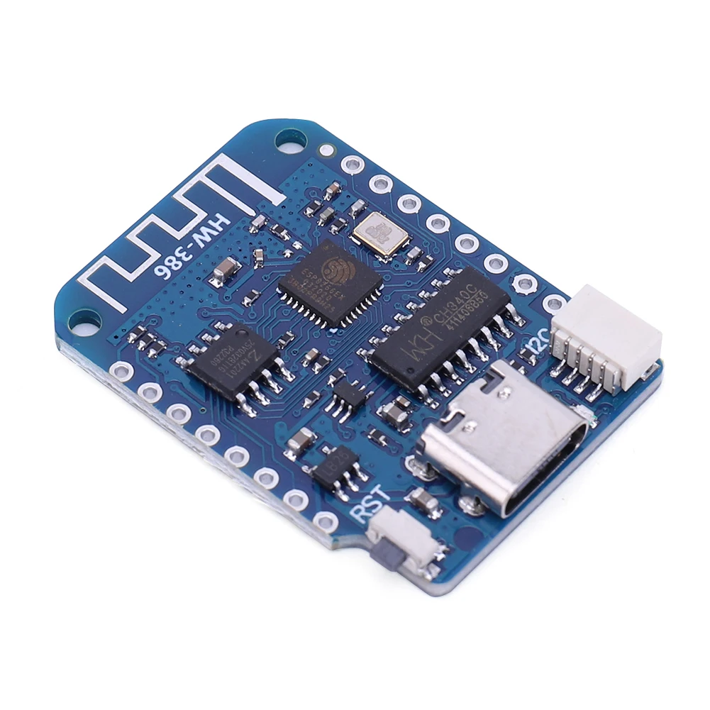 Arduino IDE 프로그래밍용 개발 보드, D1 Mini V4.0.0 사물 인터넷 보드, 3.3V 기반, ESP8266, USB C타입, 4MB