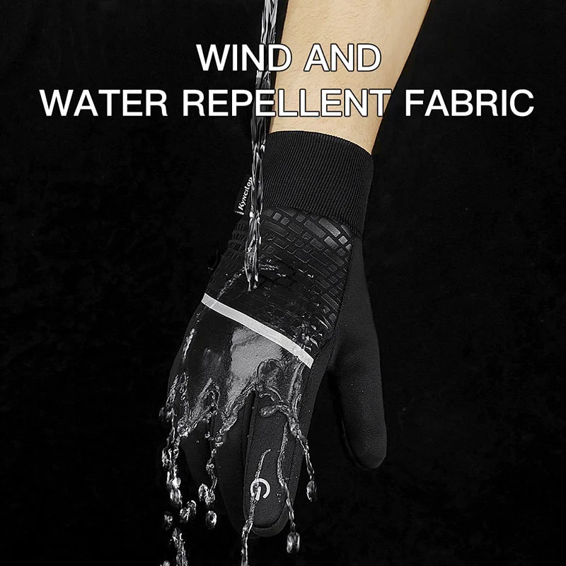 Winter Warm Cycling Bicycle Gloves Unisex Touchscreen Bike Outdoor Sports Ski Camping Hiking Motorcycle Gloves Full Finger 2