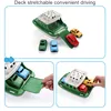 Ferry Boat with 4 Mini Car Bath Swimming Toys Kids Bath Toy Floating Vehicle Bathtub Bathroom Pool Beach Toy Set for Toddlers 5