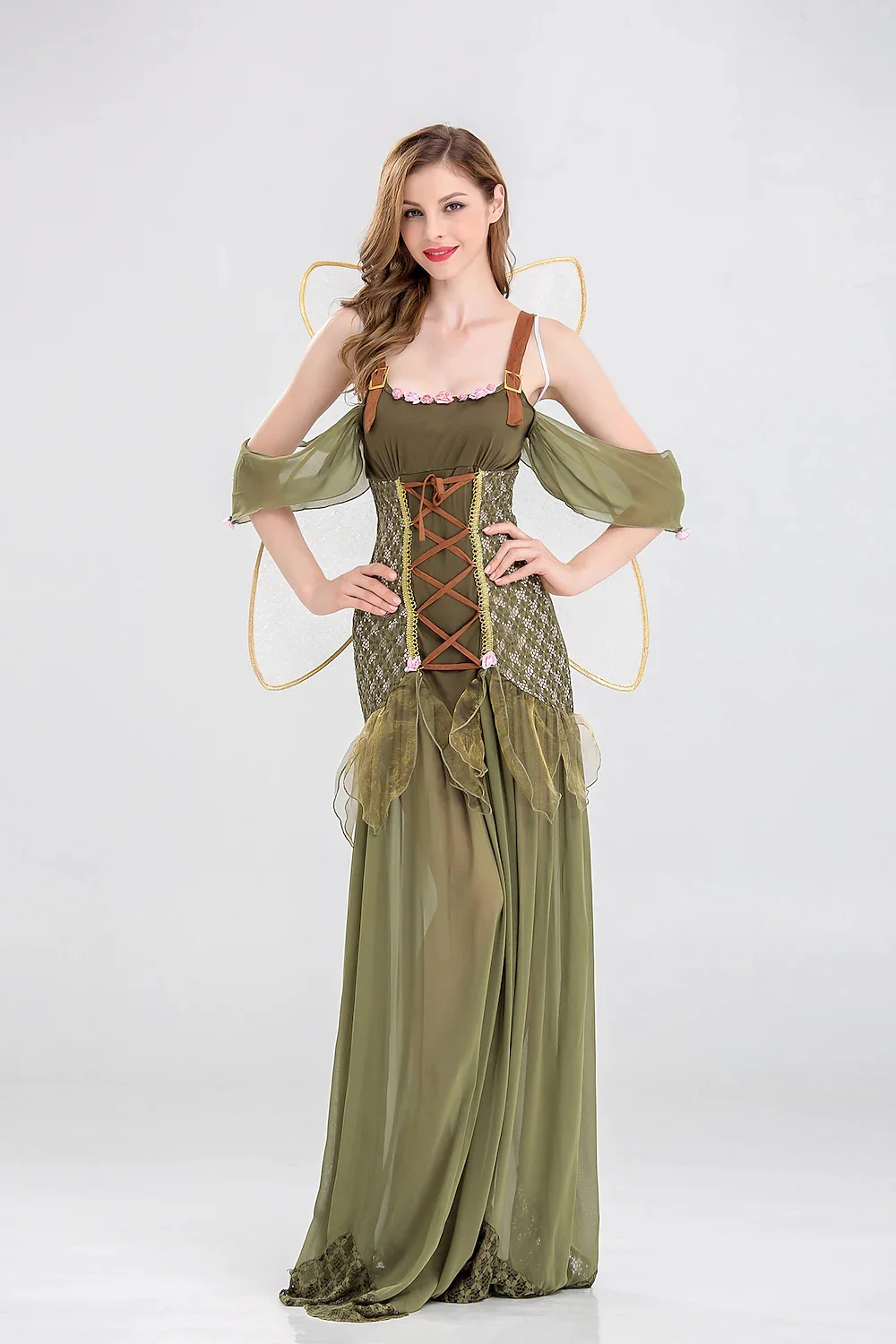 

Straight Cocktail Dress Vintage Flap Prom Women Organza Costume Green Vintage Event Party Sheer Tulle Waist Strap Leather