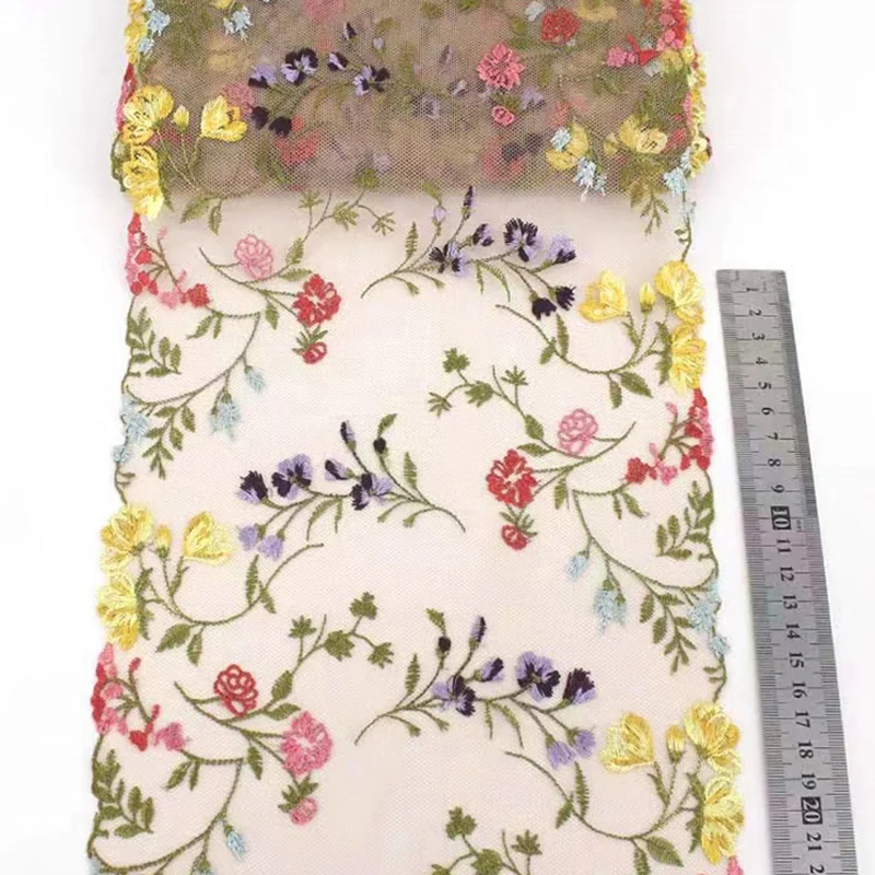 여성용 레이스 속옷, 브래지어 원피스 레이스 원단, 공예 트림 바느질 액세서리, 1 야드 얇은 명주 그물 자수 메쉬 레이스, 드롭 배송