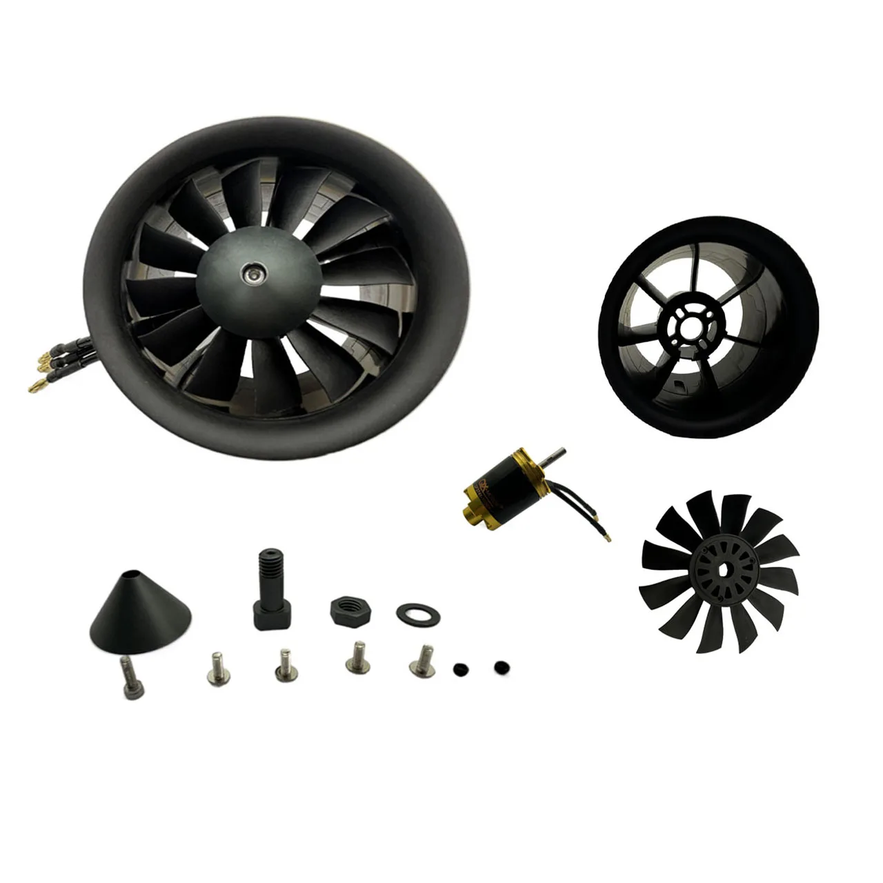 Oumefar 50mm EDF 12 Blades Ducted Fan Brushless Motor With