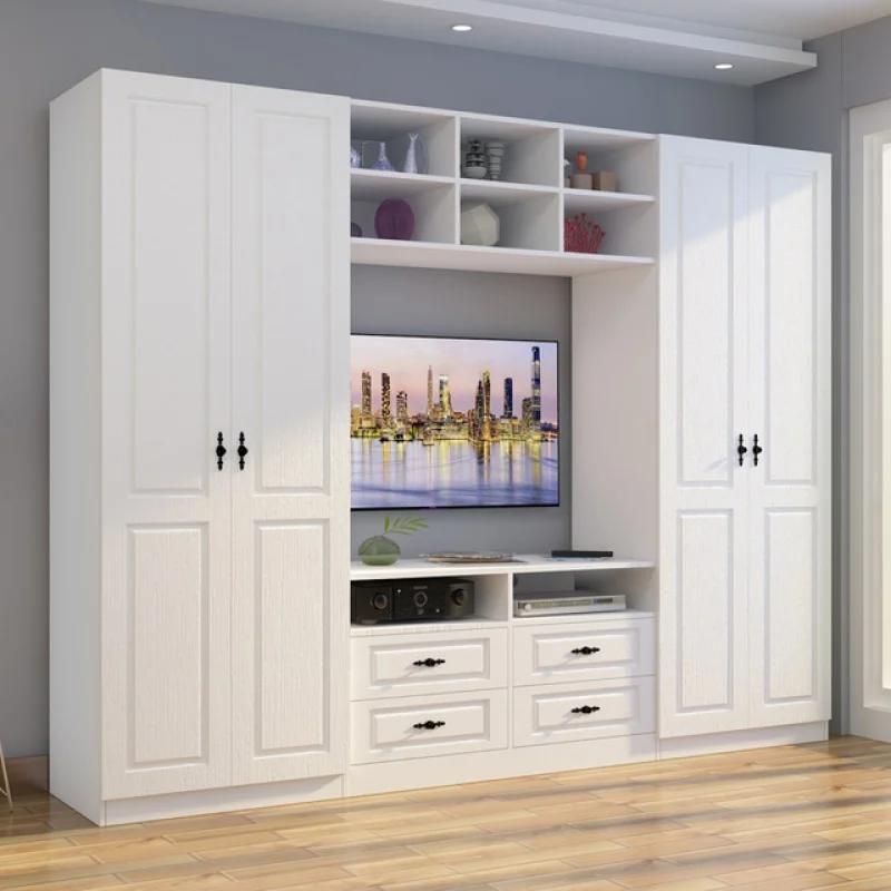 

custom，Luxury Waterproof Stainless Steel Wardrobe With TV Cabinet