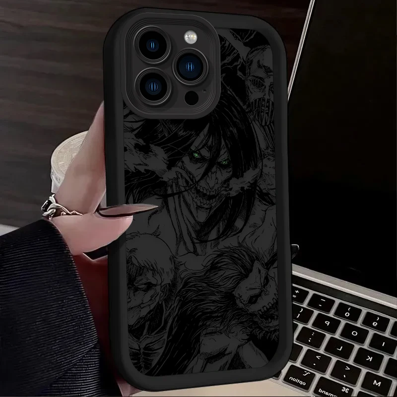 Eren Eyes Soft TPU Phone Case - Attack on Titan