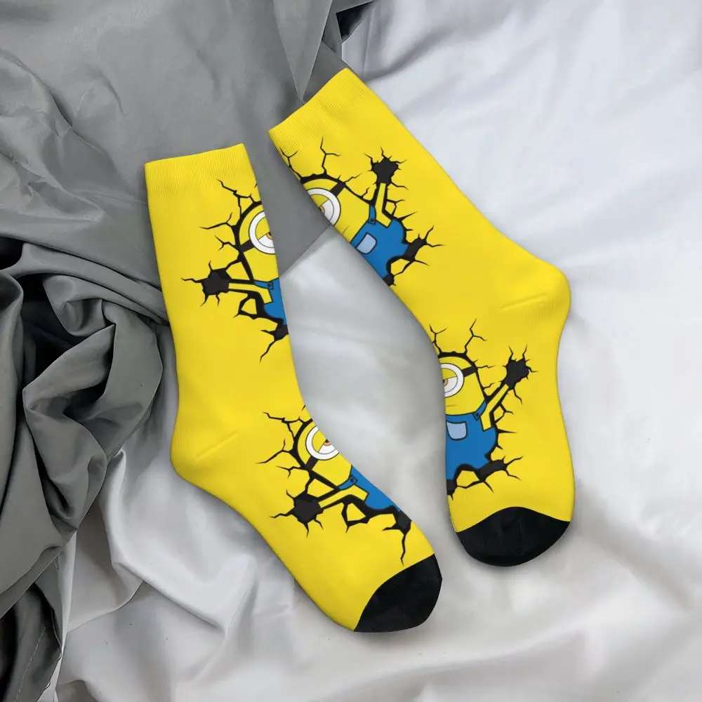 Custom Cool Print M- Minions Cartoon Socks for Women Men Stretchy Summer Autumn Winter M- Minions Bananas Crew Socks 118 Sa50208aaec46439db03e22ce20fcb6ebI